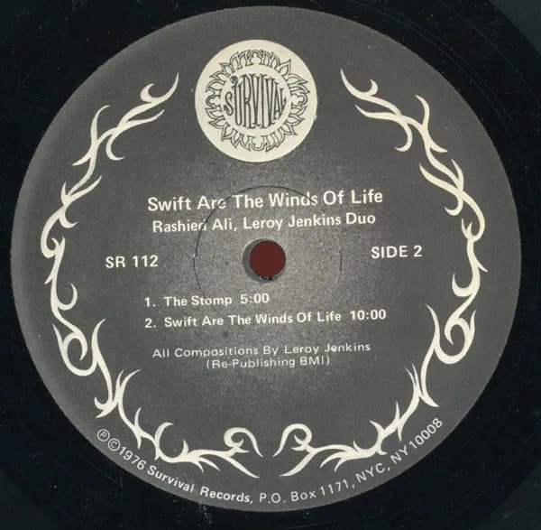 Rashied Ali / Leroy Jenkins — Swift Are The Winds Of Life