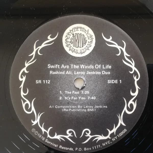 Rashied Ali / Leroy Jenkins — Swift Are The Winds Of Life