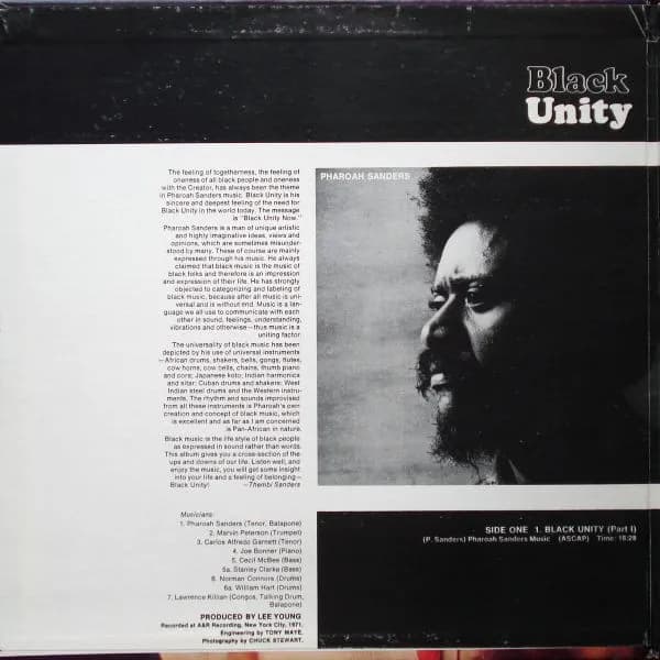 Pharoah Sanders — Black Unity