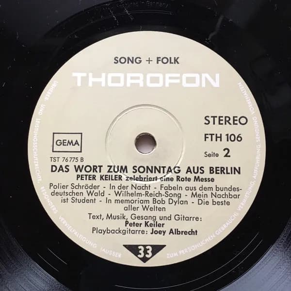 Peter Keiler — Das Wort Zum Sonntag Aus Berlin