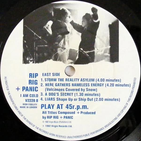 Rip Rig & Panic — I Am Cold