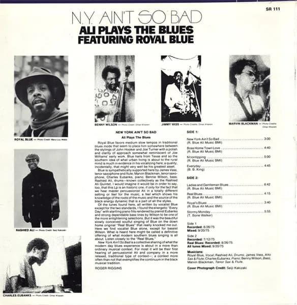 Rashied Ali featuring Royal Blue — N.Y. Ain't So Bad: Ali Plays The Blues