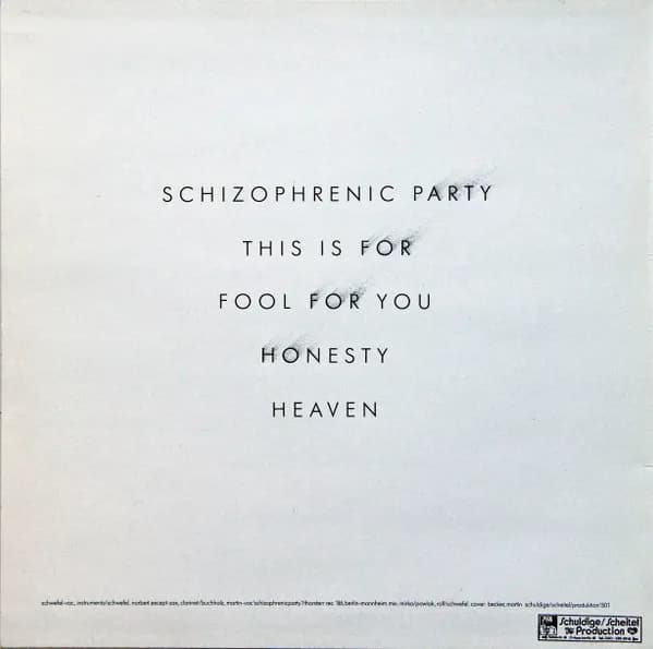 Schwefel — Schizophrenic Party
