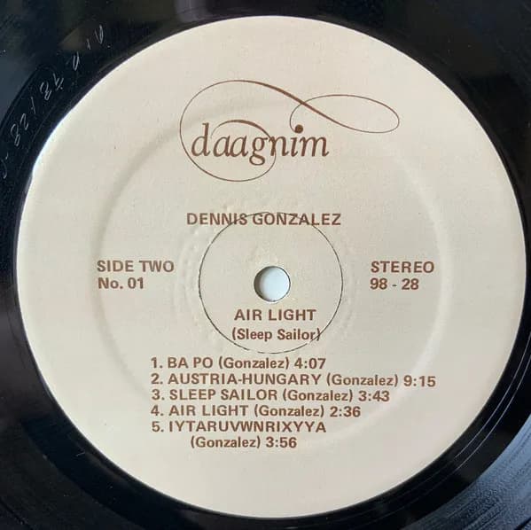 Dennis Gonzalez — Air Light (Sleep Sailor)