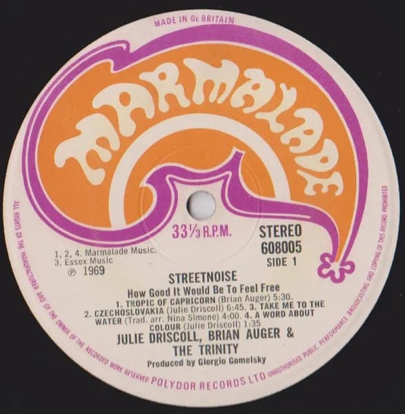 Julie Driscoll, Brian Auger & The Trinity — Streetnoise