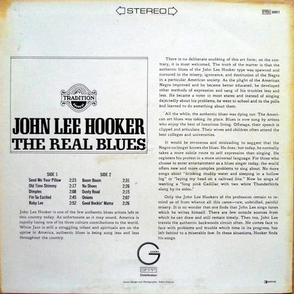 John Lee Hooker — The Real Blues