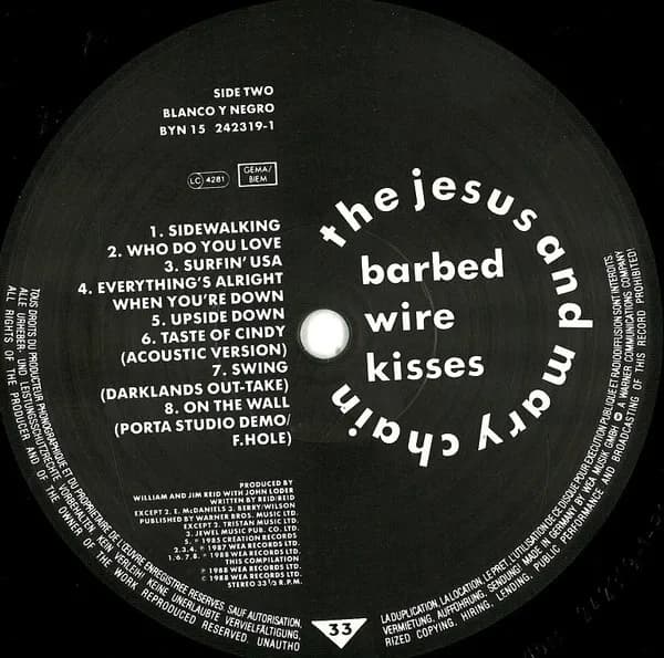 The Jesus And Mary Chain — Barbed Wire Kisses (B-Sides And More)
