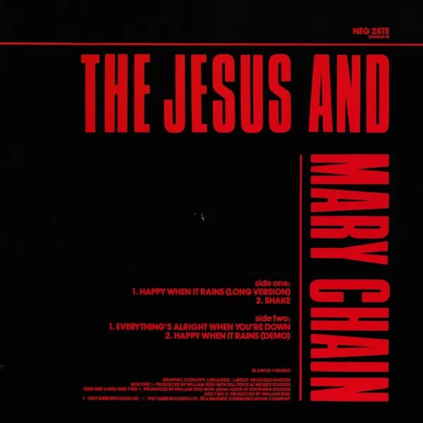 The Jesus And Mary Chain — Happy When It Rains E.P.