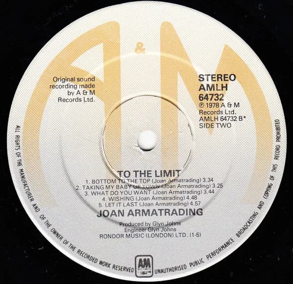 Joan Armatrading — To The Limit
