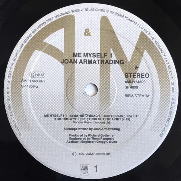 Joan Armatrading — Me Myself I