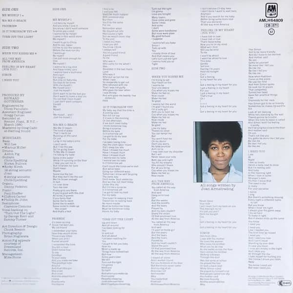 Joan Armatrading — Me Myself I