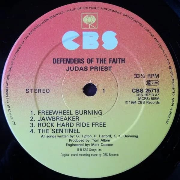 Judas Priest — Defenders Of The Faith