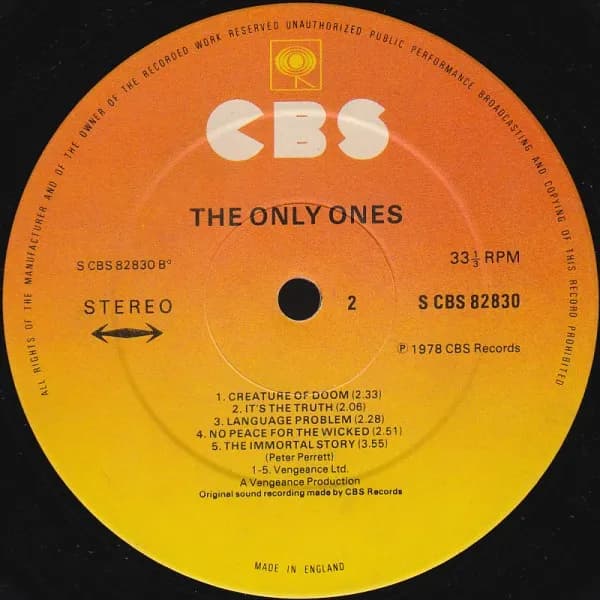 The Only Ones — The Only Ones