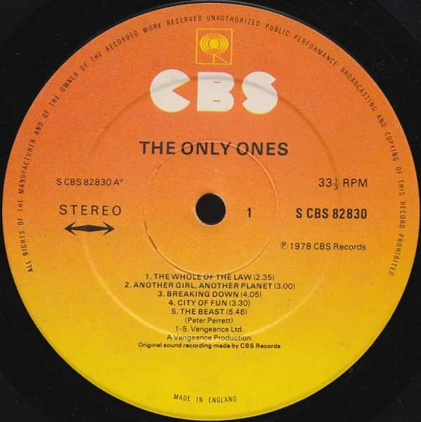 The Only Ones — The Only Ones