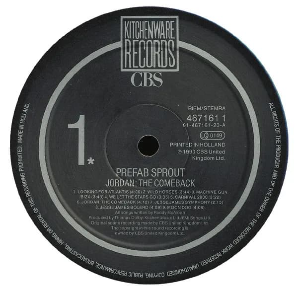 Prefab Sprout — Jordan: The Comeback