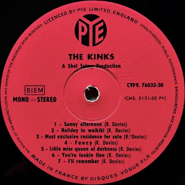The Kinks — Sunny Afternoon