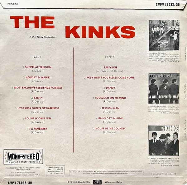 The Kinks — Sunny Afternoon