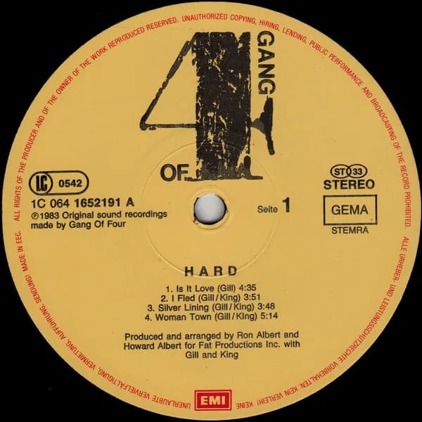 Gang Of Four — Hard