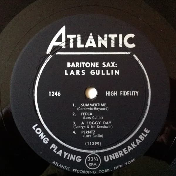 Lars Gullin — Baritone Sax