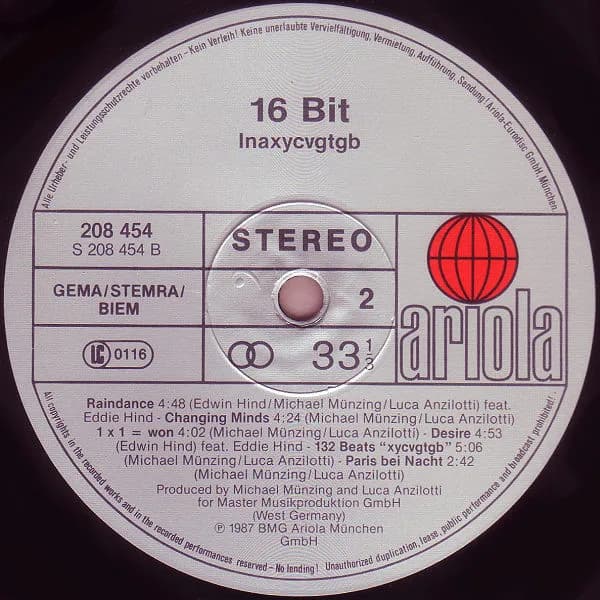 16 Bit — Inaxycvgtgb