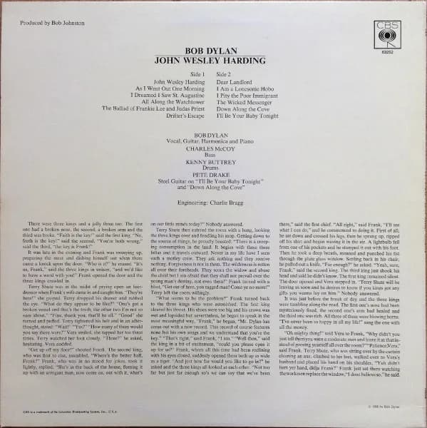Bob Dylan — John Wesley Harding