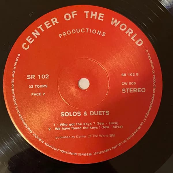 Bobby Few, Alan Silva, Frank Wright — Solos Duets