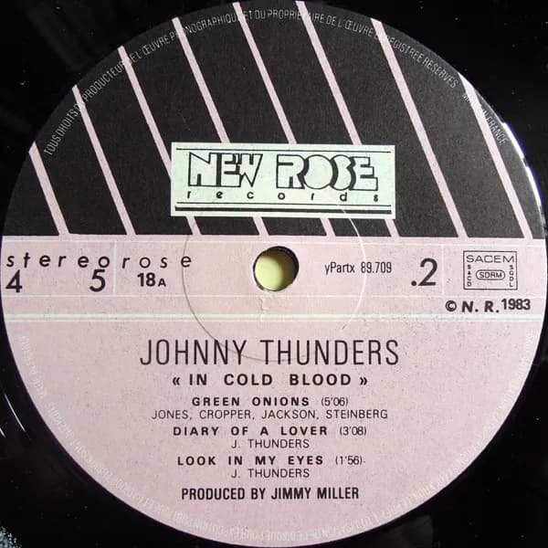Johnny Thunders — In Cold Blood