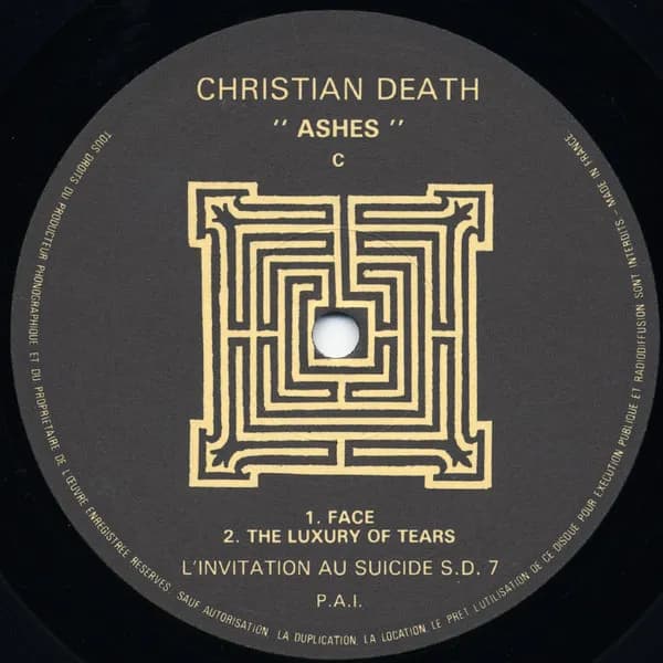 Christian Death — "Ashes"