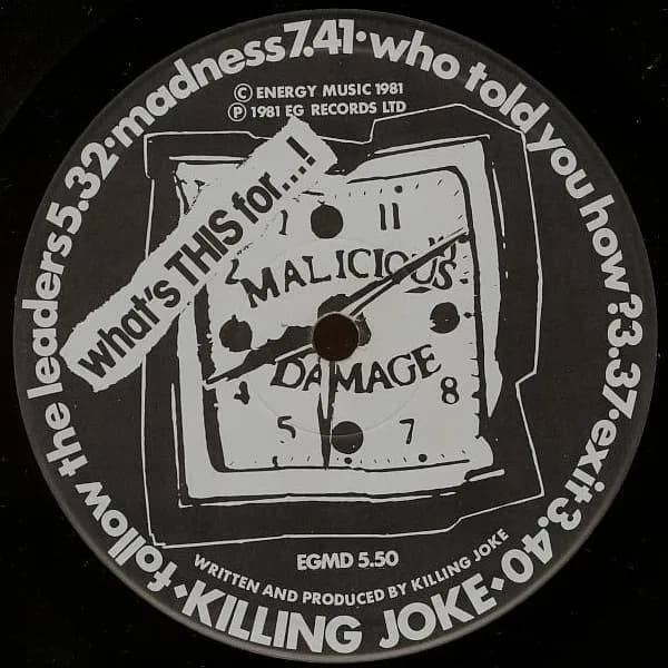 Killing Joke — What's This For...!