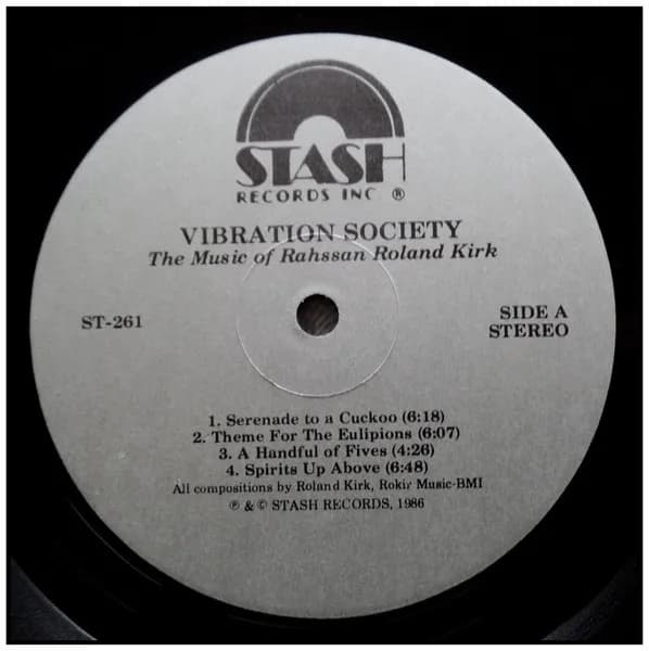 Steve Turre, Hilton Ruiz, Bill Hardman, Junior Cook, Vibration Society — The Music Of Rahsaan Roland Kirk