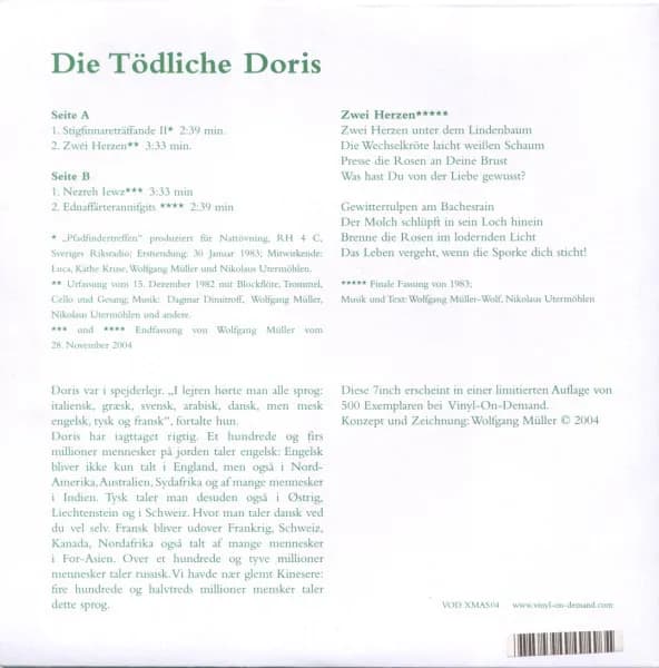 Die Tödliche Doris — Stigfinnareträffande II / Zwei Herzen