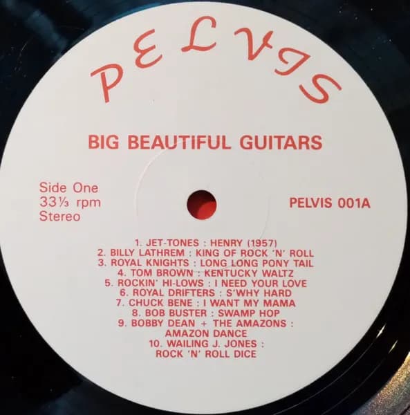 Various — Big Beautiful Guitars! - 20 Gyrattin' Rockabilly Sensations