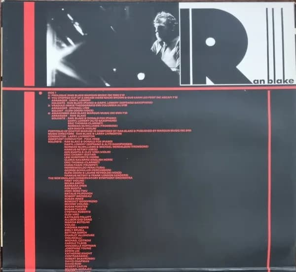 Ran Blake + New England Conservatory Symphony Orchestra Conducted By Larry Livingston — Portfolio Of Doktor Mabuse