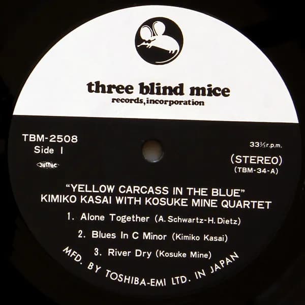 Kimiko Kasai With Kosuke Mine Quartet — Yellow Carcass In The Blue