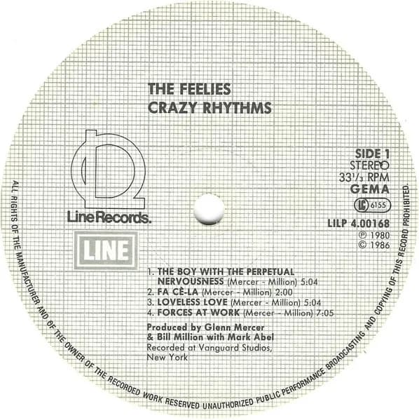 The Feelies — Crazy Rhythms