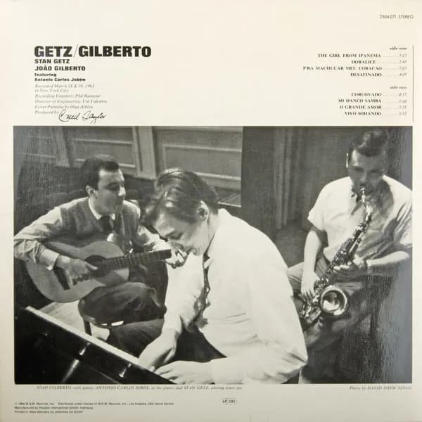 Stan Getz / João Gilberto Featuring Antonio Carlos Jobim — Getz / Gilberto
