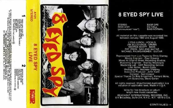 8 Eyed Spy — Live