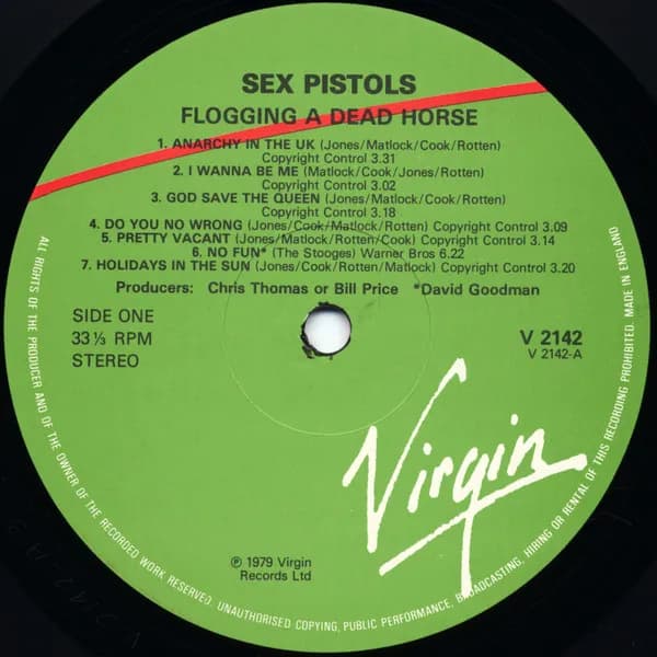 Sex Pistols — Flogging A Dead Horse
