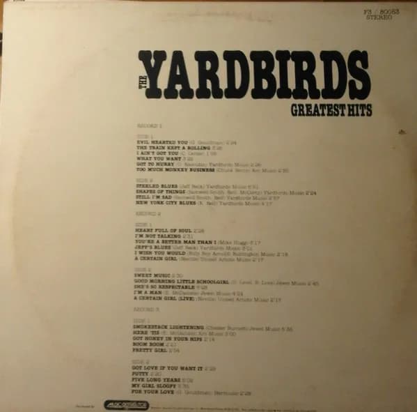 The Yardbirds — Greatest Hits