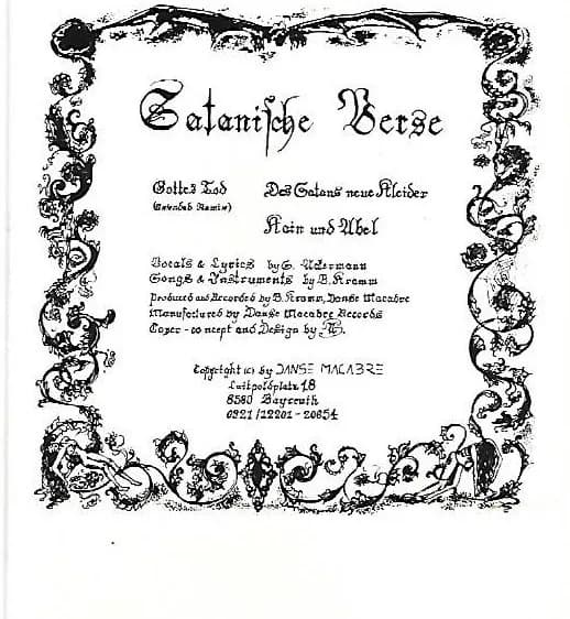 Das Ich — Satanische Verse