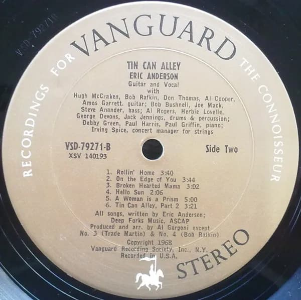 Eric Andersen (2) — More Hits From Tin Can Alley