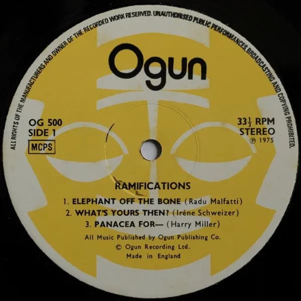 Irene Schweizer, Rüdiger Carl, Paul Lovens, Radu Malfatti, Harry Miller — Ramifications