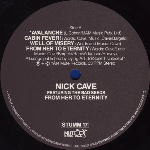 Nick Cave & The Bad Seeds — From Her To Eternity