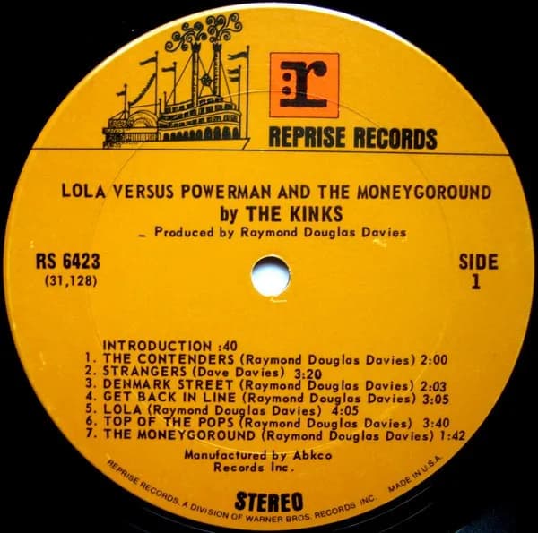 The Kinks — Lola Versus Powerman And The Moneygoround - Part One