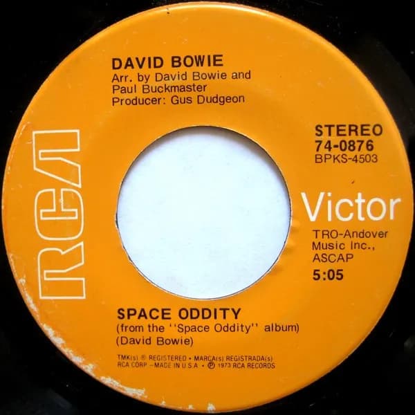 David Bowie — Space Oddity / The Man Who Sold The World