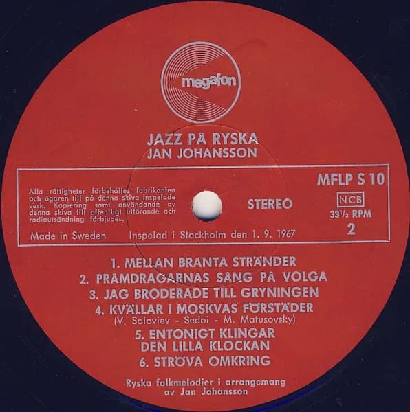 Jan Johansson — Jazz På Ryska