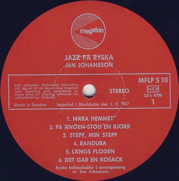 Jan Johansson — Jazz På Ryska