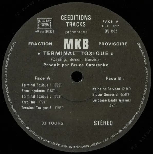 MKB Fraction Provisoire — Terminal Toxique