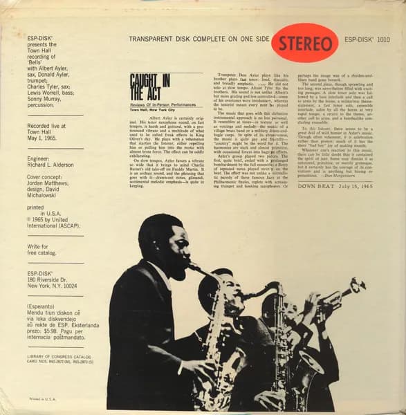 Albert Ayler — Bells