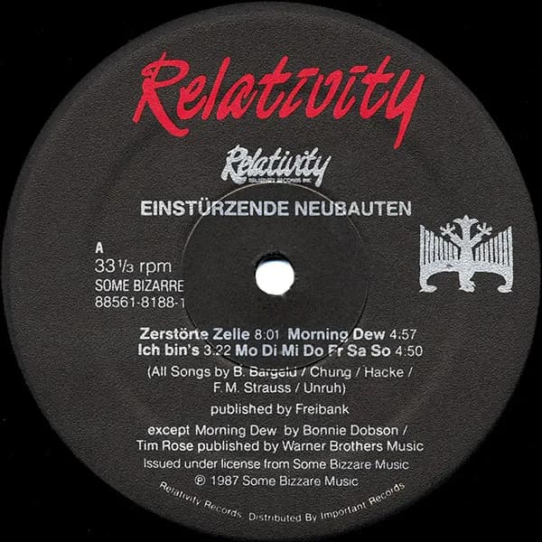 Einstürzende Neubauten — Fuenf Auf Der Nach Oben Offenen Richterskala